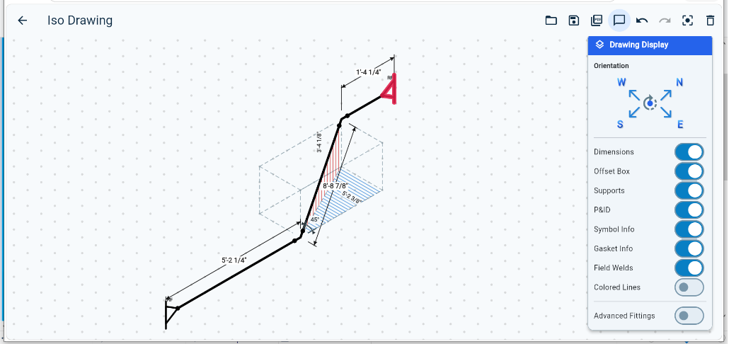 Pipe Pilot hover highlighting and rolled offset geometry
