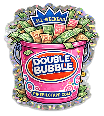 Double Bubble Pipe Pilot sticker